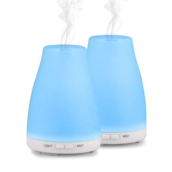 Ecogecko EcoGecko 75008-2PK 2 Units Aromatherapy Essential Oil Diffuser; Aroma Diffuser with LED 75008-2PK - main